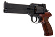 Marushin  6 inch Mateba Gas Revolver (Heavyweight Wood Grip Ver./ Black)