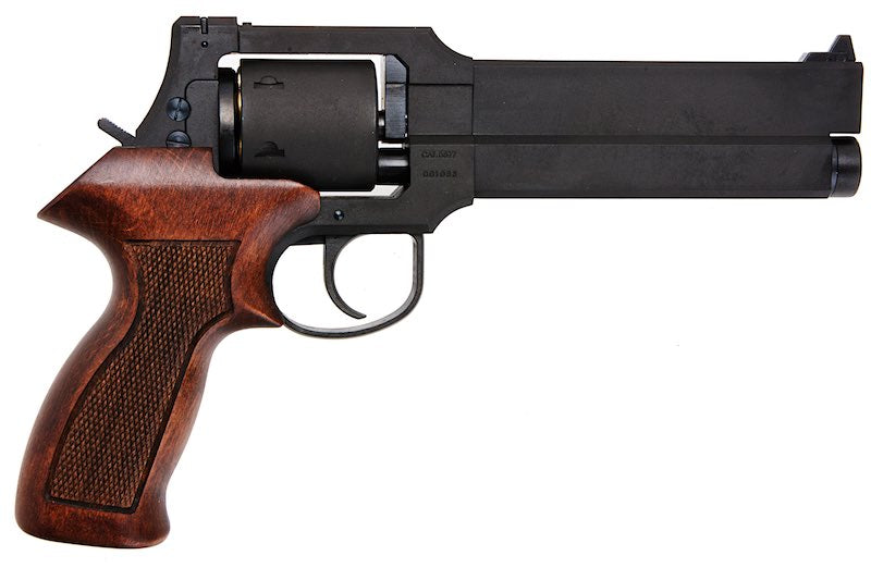 MARUSHIN／MATEBA 2006M + woodgrip Marushin 4 inch Mateba Gas Revolver (Heavyweight Wood Grip