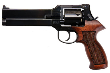 Marushin  6 inch Mateba Gas Revolver (Heavyweight Wood Grip Ver./ W Deep Black)