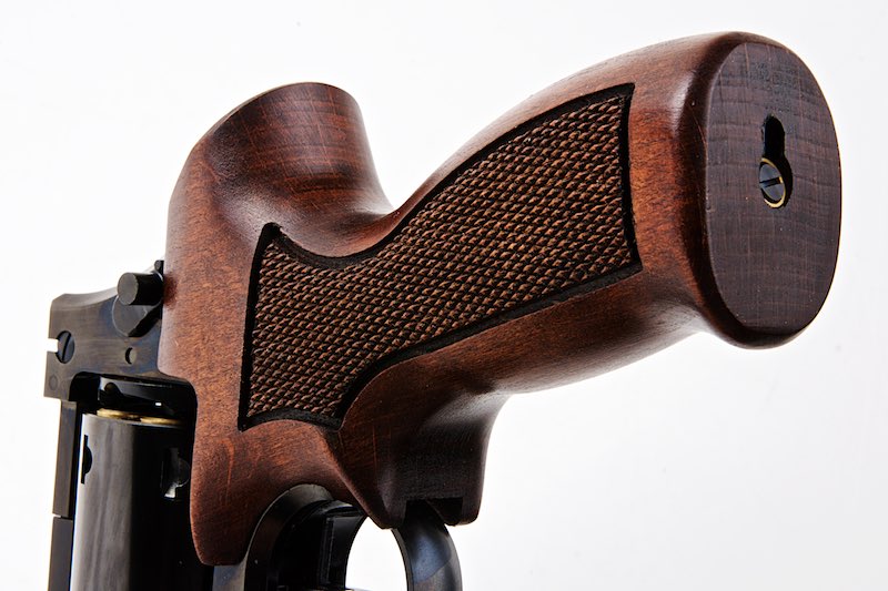 Marushin  6 inch Mateba Gas Revolver (Heavyweight Wood Grip Ver./ W Deep Black)