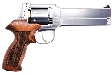 Marushin 6 inch Mateba Gas Revolver (Heavyweight Wood Grip Ver./ Silver)