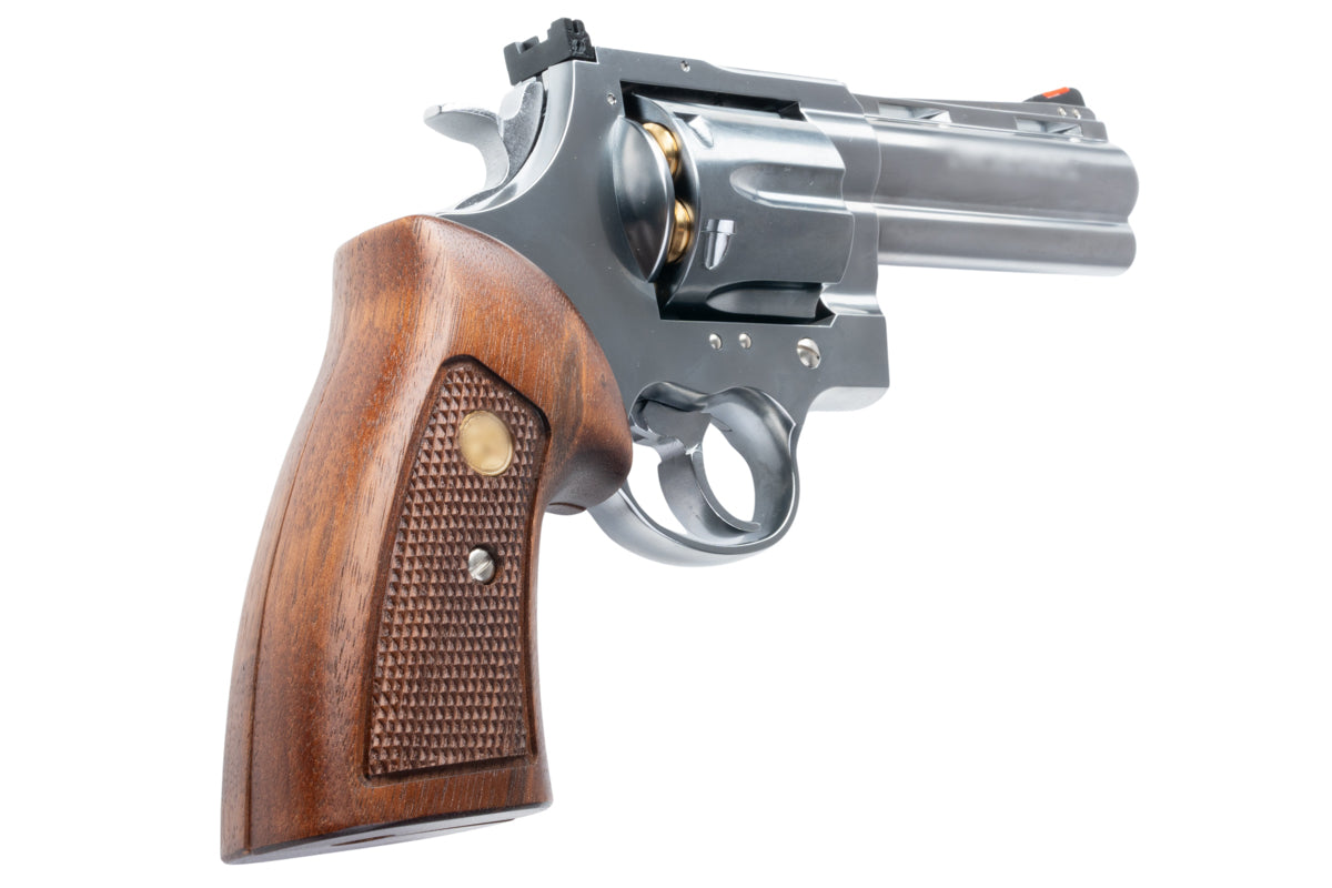 Marushin 4 inch Anaconda 44 Magnum Revolver (SV/ Wood Grip