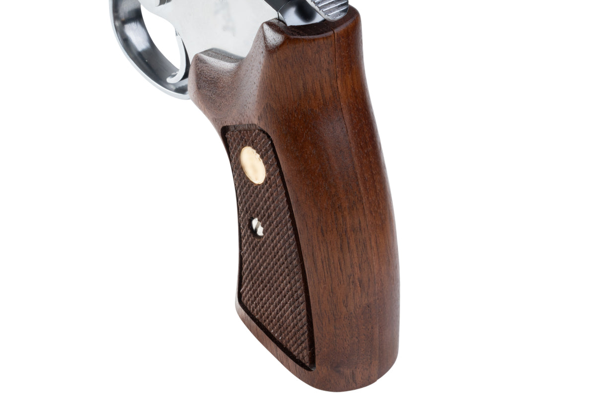 Marushin 4 inch Anaconda 44 Magnum Revolver (SV/ Wood Grip)