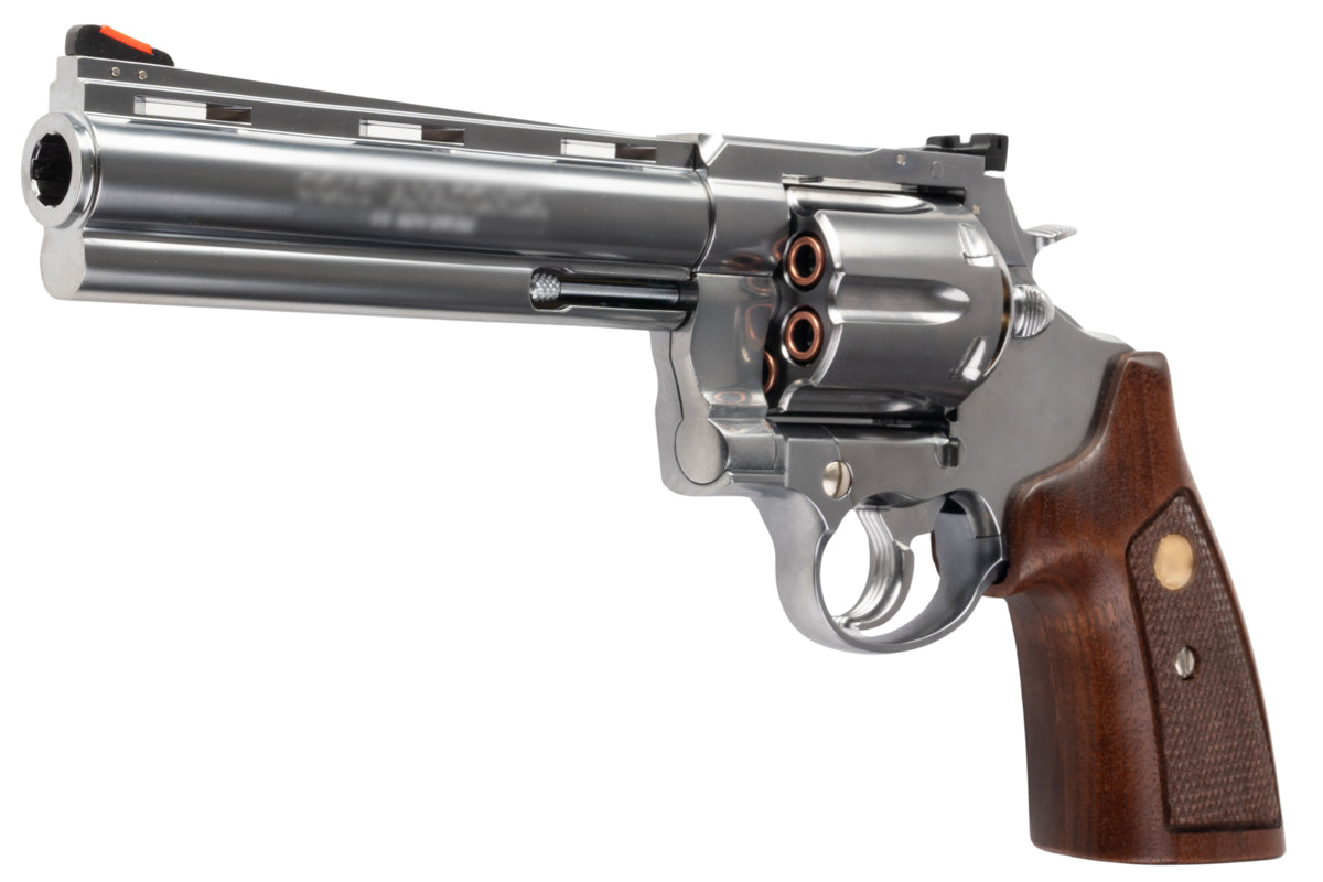 Marushin 6 inch Anaconda 44 Magnum Revolver (SV/ Wood Grip