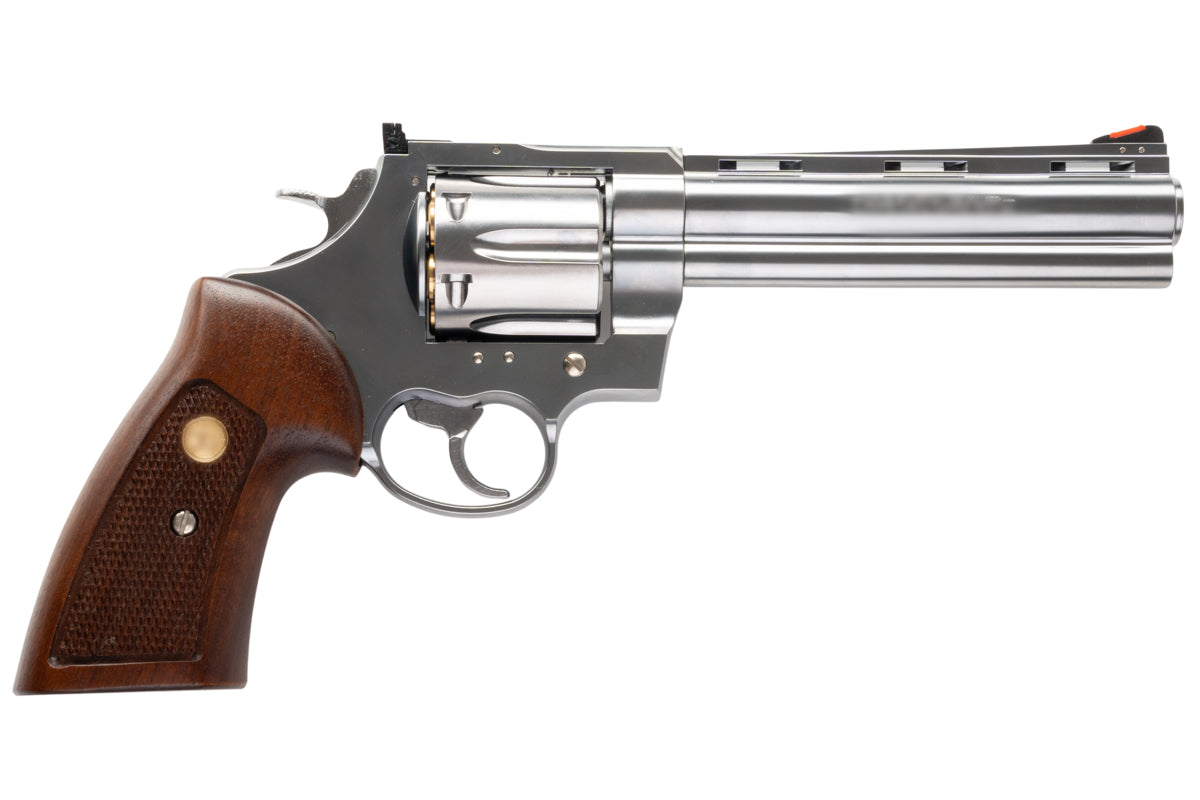 Marushin 6 inch Anaconda 44 Magnum Revolver (SV/ Wood Grip