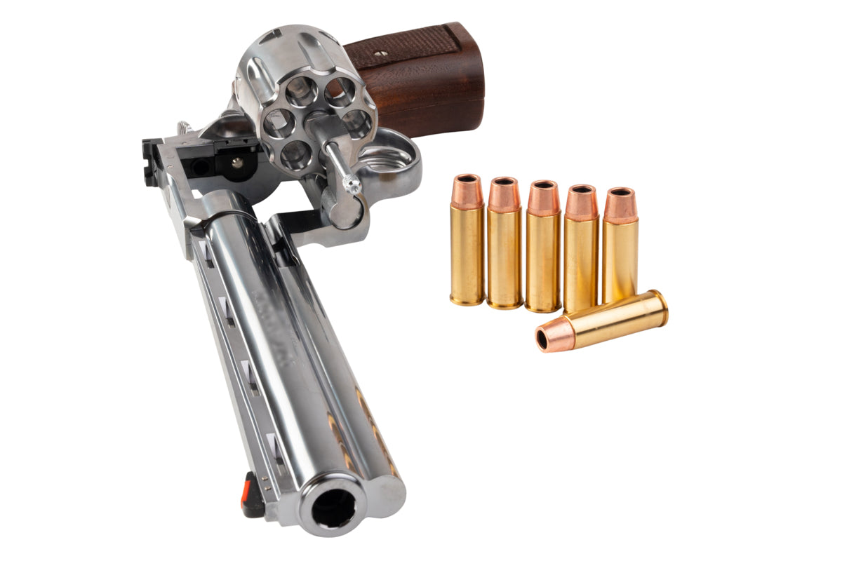 Marushin 8 inch Anaconda 44 Magnum Revolver (SV/ Wood Grip)