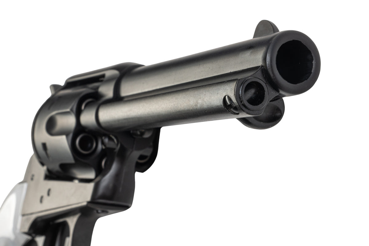Marushin SAA .45 1st Gen. Late Civillian 4.75 inch Gas Revolver (Matt Black w/ Pearl Grip)