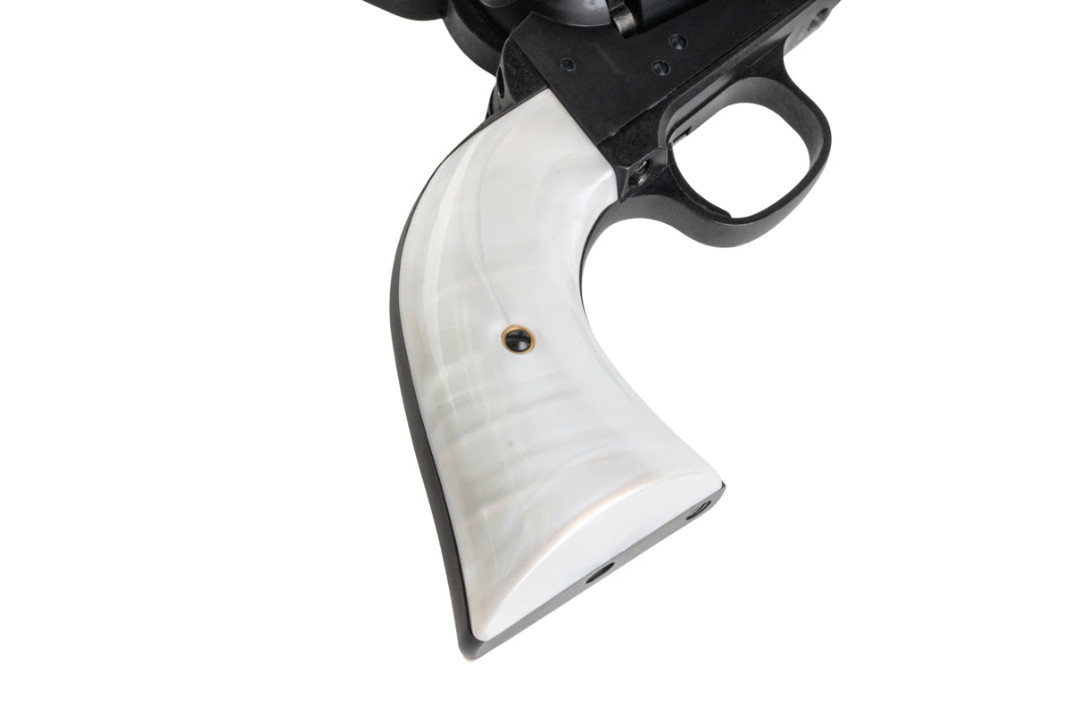 Marushin SAA .45 1st Gen. Late Civillian 4.75 inch Gas Revolver (Matt Black w/ Pearl Grip)