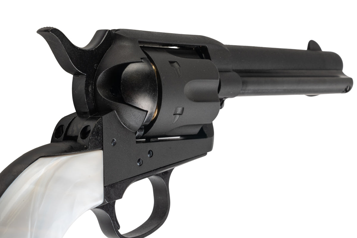 Marushin SAA Heavy Weight .45 1st Gen. Late Civillian 4.75 inch Gas Revolver (Black w/ Pearl Grip)