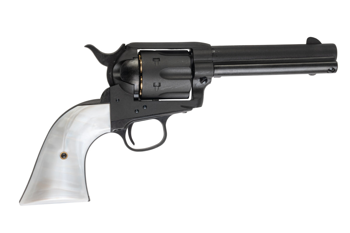 Marushin SAA Heavy Weight .45 1st Gen. Late Civillian 4.75 inch Gas Revolver (Black w/ Pearl Grip)