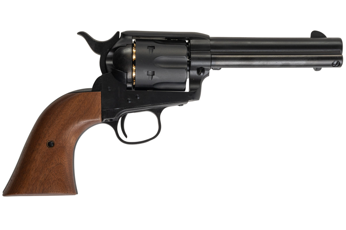 Marushin SAA .45 1st Gen. Late Civillian 4.75 inch Gas Revolver (Matt Black w/ Wood Grip)