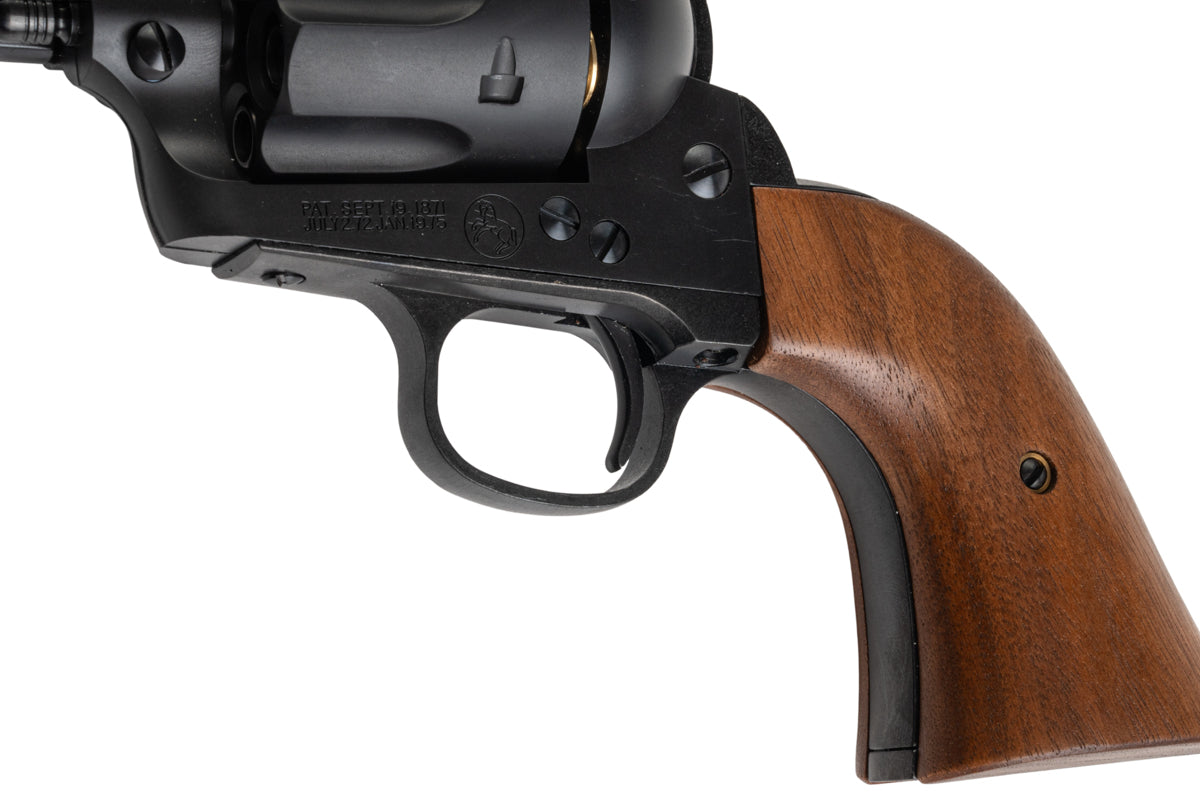 Marushin SAA .45 1st Gen. Late Civillian 4.75 inch Gas Revolver (Matt Black w/ Wood Grip)