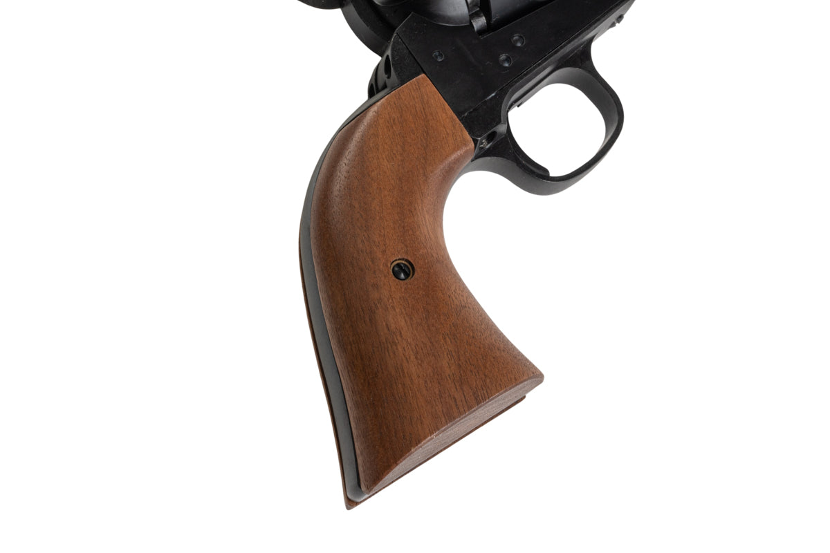 Marushin SAA .45 1st Gen. Late Civillian 4.75 inch Gas Revolver (Matt Black w/ Wood Grip)