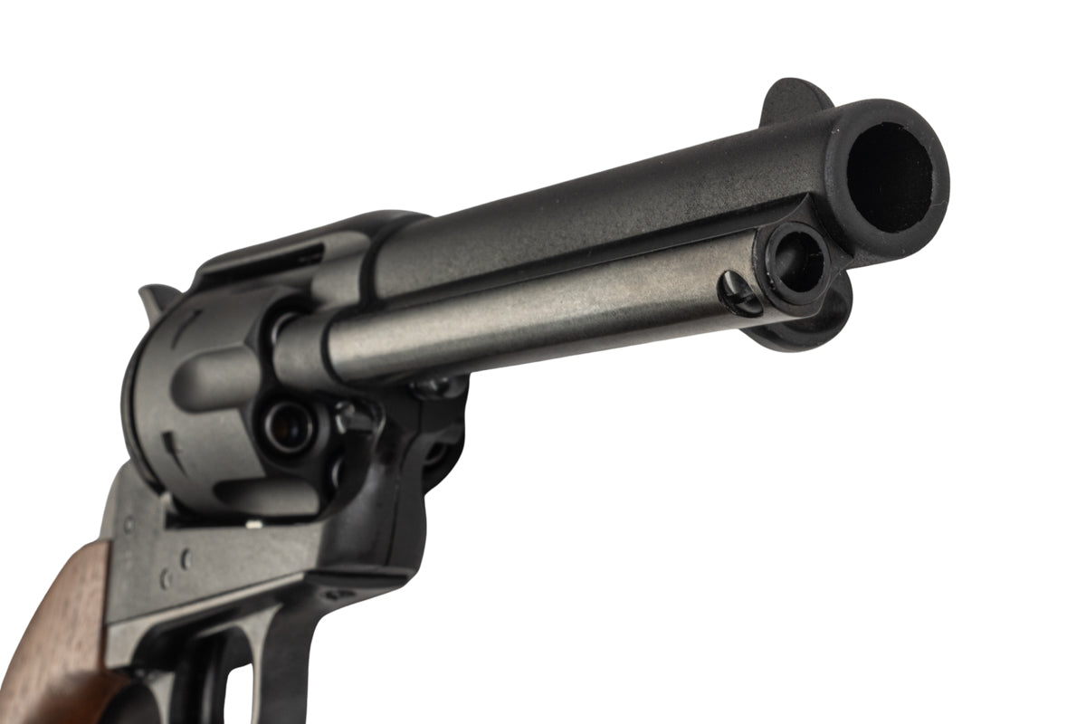 Marushin SAA Heavy Weight .45 1st Gen. Late Civillian 4.75 inch Gas Revolver (Black w/ Wood Grip)