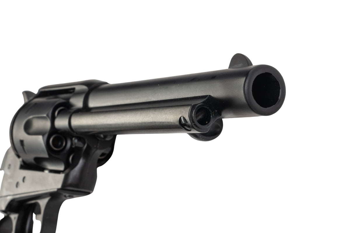 Marushin SAA Heavy Weight .45 1st Gen. Late Artillary 5.5 inch Gas Revolver (Matt Black w/ Pearl Grip)