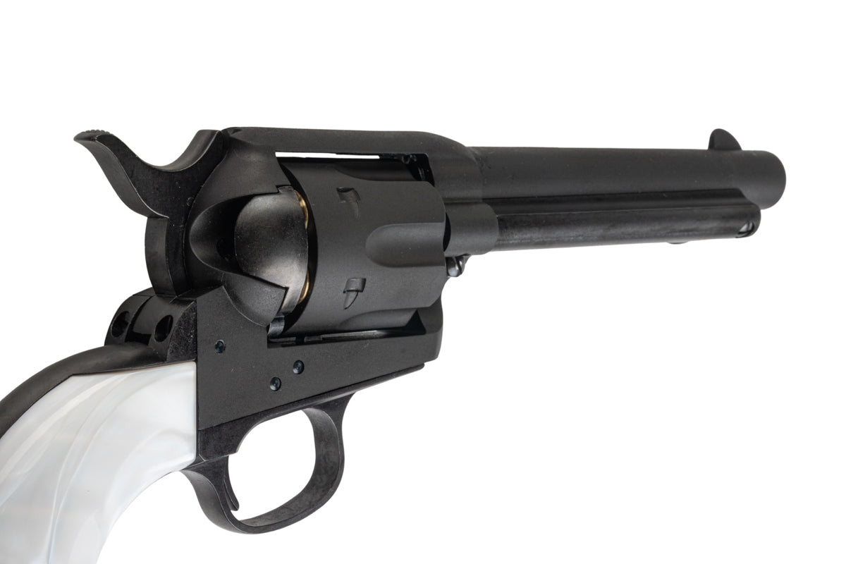 Marushin SAA Heavy Weight .45 1st Gen. Late Artillary 5.5 inch Gas Revolver (Black w/ Pearl Grip)