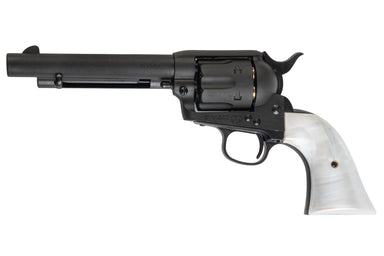 Marushin SAA Heavy Weight .45 1st Gen. Late Artillary 5.5 inch Gas Revolver (Black w/ Pearl Grip)