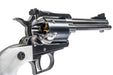 Marushin Super Blackhawk X Cartridge Series 4.62inch Gas Revolver (White Pearl Grip/ Silver)