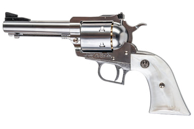 Marushin Super Blackhawk X Cartridge Series 4.62inch Gas Revolver (White Pearl Grip/ Silver)