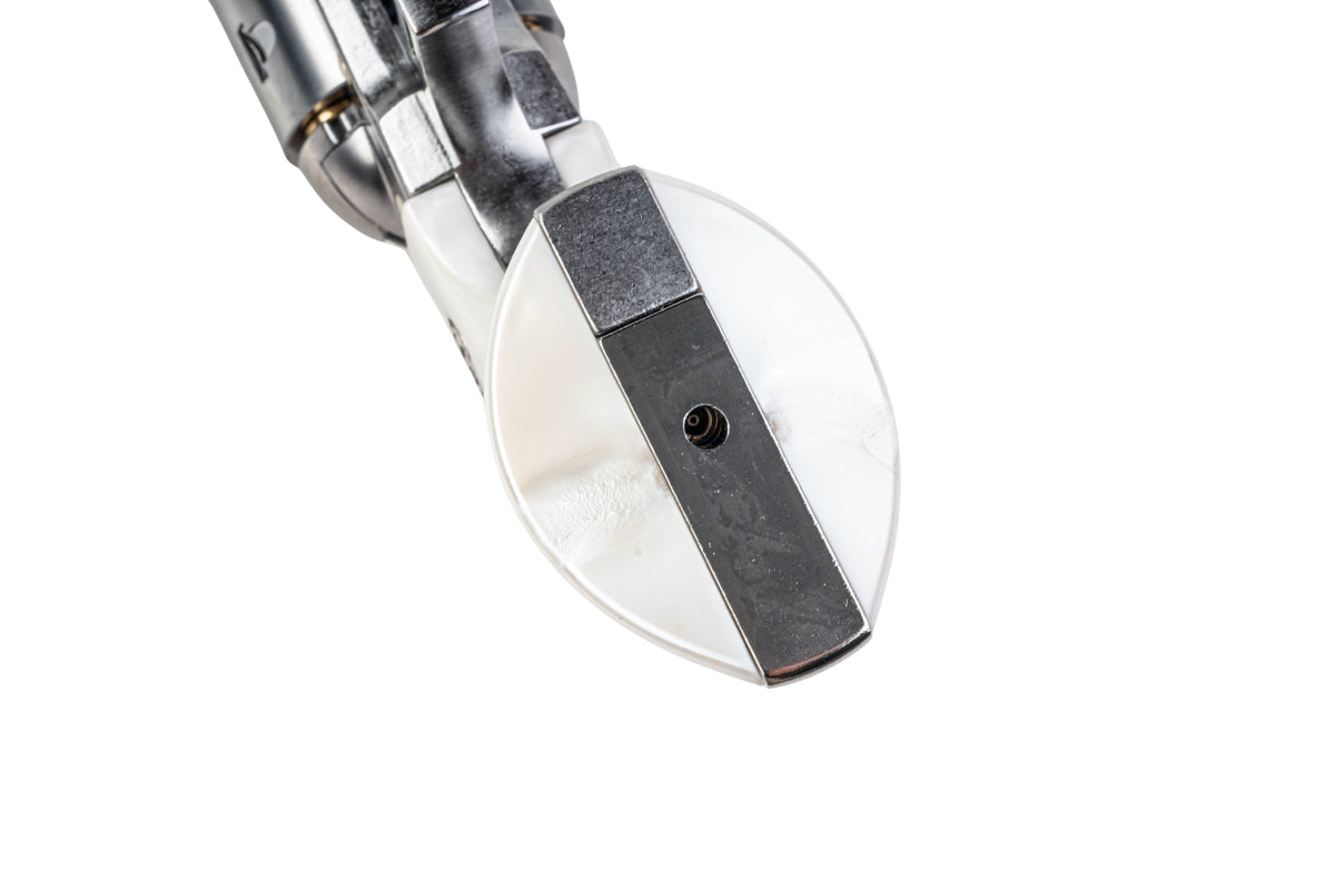 Marushin Super Blackhawk X Cartridge Series 4.62inch Gas Revolver (White Pearl Grip/ Silver)