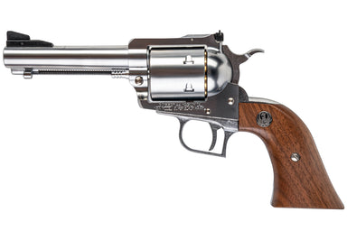 Marushin Super Blackhawk X Cartridge Series 4.62inch Gas Revolver (Wood Grip/ Silver)