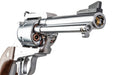 Marushin Super Blackhawk X Cartridge Series 4.62inch Gas Revolver (Wood Grip/ Silver)