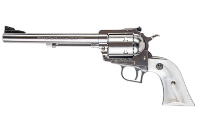 Marushin Super Blackhawk X Cartridge Series 7.5inch Gas Revolver (White Pearl Grip/ Silver)