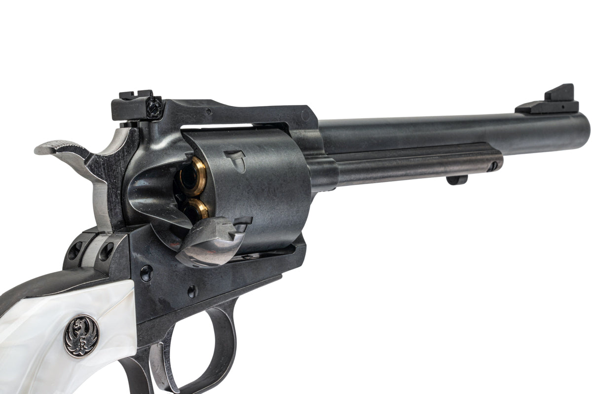 Marushin Super Blackhawk X Cartridge Series 7.5inch Gas Revolver (White Pearl Grip/ Excellent HW)