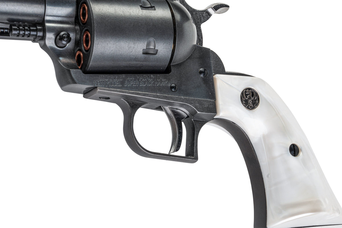 Marushin Super Blackhawk X Cartridge Series 7.5inch Gas Revolver (White Pearl Grip/ Excellent HW)