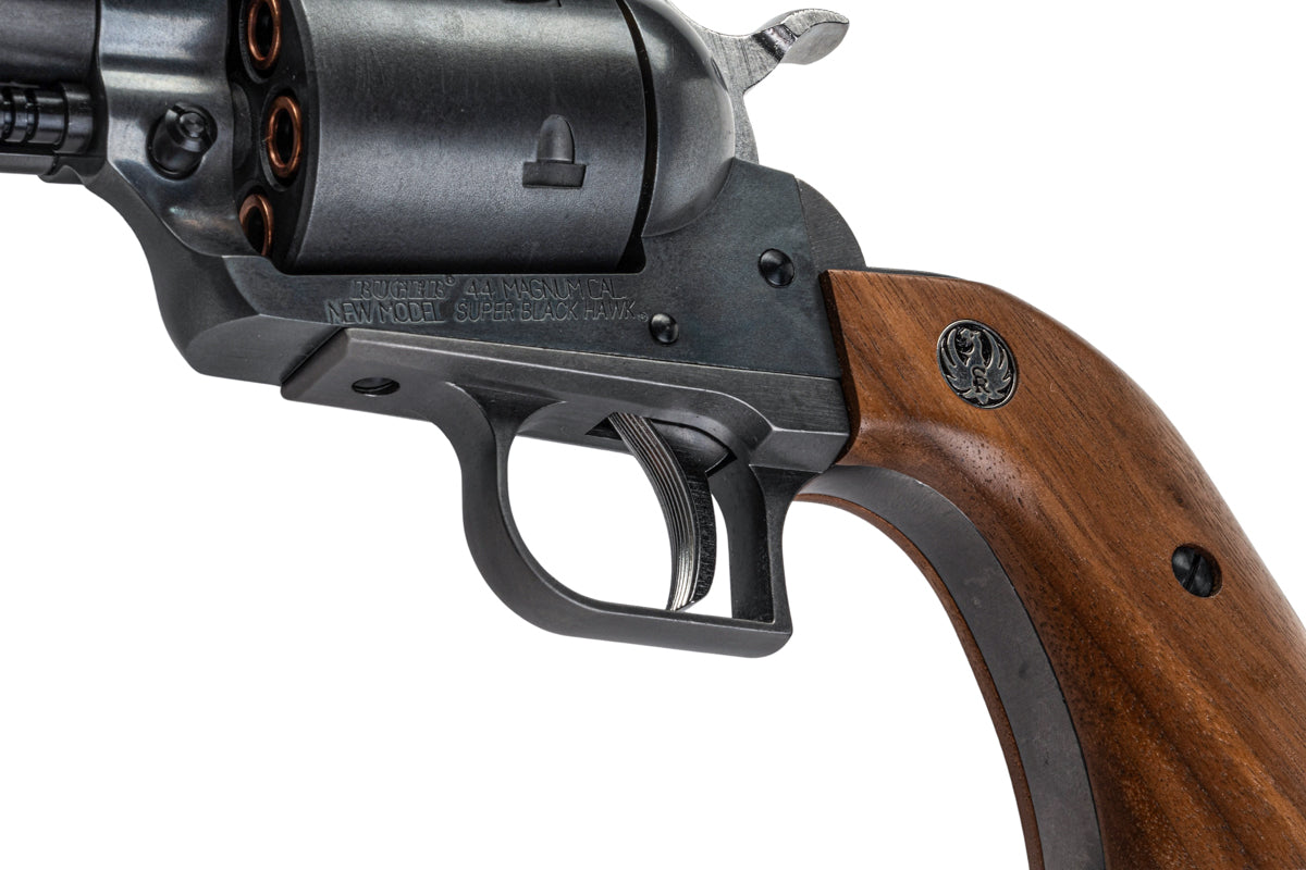 Marushin 7.5inch Super Blackhawk Gas Revolver (Wood Grip, X Cartridge Series, Excellent HW)