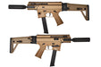 Maruyama SCW-9 Pro G GBB Airsoft SMG with MBT Stock (Tan Deluxe Edition)