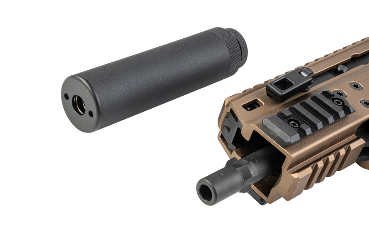 Maruyama SCW-9 Pro G GBB Airsoft SMG with MBT Stock (Tan Deluxe Edition)