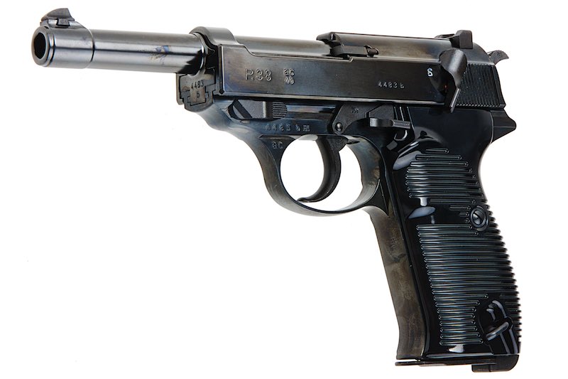 Maruzen P38 AC40.s Pistol GBB Airsoft (Black Metal Finish)