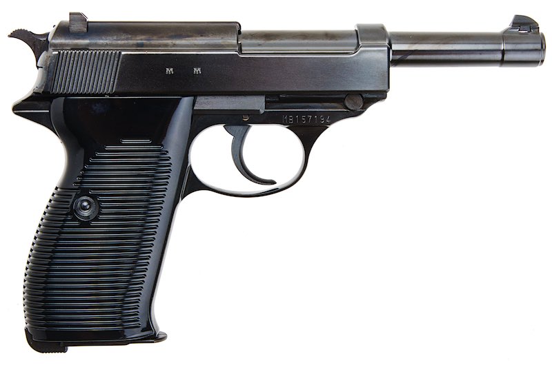 Maruzen P38 AC40.s Pistol GBB Airsoft (Black Metal Finish)