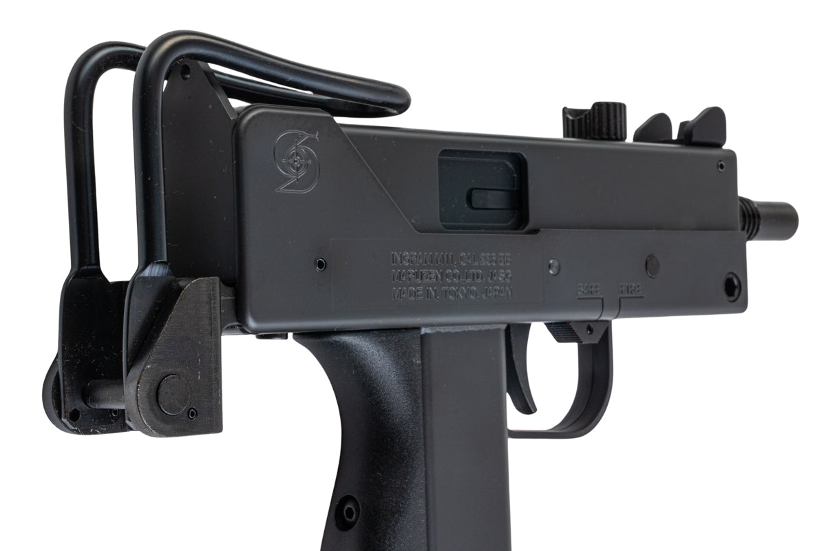 Maruzen Ingram M11 GBB Airsoft Sub Machine Gun with Suppressor & Gun Case Set