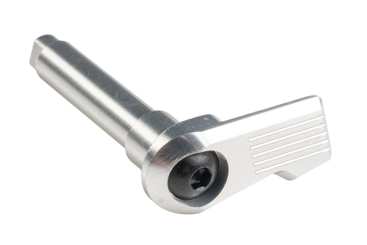 Nine Ball Custom Magazine Catch for Cybergun/ AW Desert Eagle .50AE GBB Airsoft Pistol (Silver)