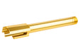 Nine Ball Non-Recoil 2-Way Outer Barrel w/ 14mm CCW Adapter for Tokyo Marui P320 Full Size Gas Blow Back GBB Airsoft (Gold)