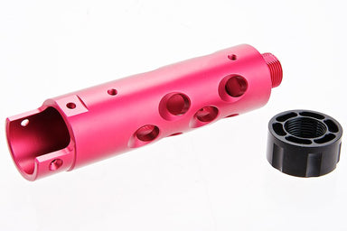Narcos Airsoft CNC 6061 Aluminum Front Barrel Kit For Action Army AAP 01 GBB (Type 1/ Pink)
