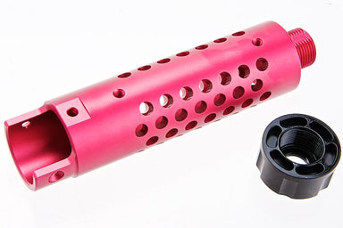 Narcos Airsoft CNC 6061 Aluminum Front Barrel Kit For Action Army AAP 01 GBB (Type 4/ Pink)