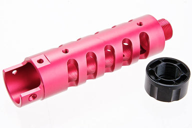 Narcos Airsoft CNC 6061 Aluminum Front Barrel Kit For Action Army AAP 01 GBB (Type 5/ Pink)