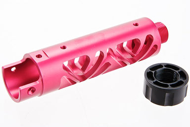 Narcos Airsoft CNC 6061 Aluminum Front Barrel Kit For Action Army AAP 01 GBB (Type 6/ Pink)