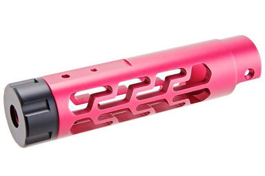 Narcos Airsoft CNC 6061 Aluminum Front Barrel Kit For Action Army AAP 01 GBB (Type 7/ Pink)