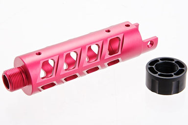 Narcos Airsoft CNC 6061 Aluminum Front Barrel Kit For Action Army AAP 01 GBB (Type 8/ Pink)