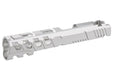 Narcos Airsoft CNC Aluminum Slide 'Phantom' For Tokyo Marui Hi Capa 5.1 Gas Blow Back GBB Airsoft (Silver)
