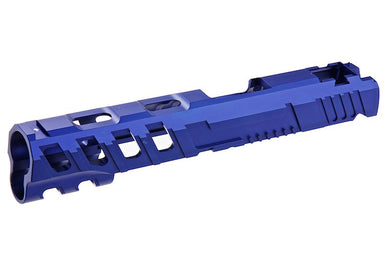 Narcos Airsoft CNC Aluminum Slide 'Phantom' For Tokyo Marui Hi Capa 5.1 Gas Blow Back GBB Airsoft (Blue)