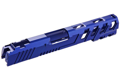 Narcos Airsoft CNC Aluminum Slide 'Phantom' For Tokyo Marui Hi Capa 5.1 Gas Blow Back GBB Airsoft (Blue)