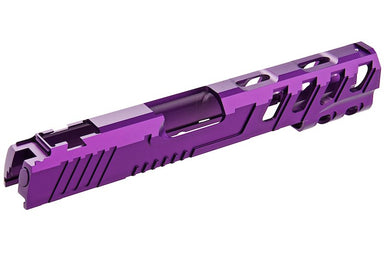 Narcos Airsoft CNC Aluminum Slide 'Phantom' For Tokyo Marui Hi Capa 5.1 Gas Blow Back GBB Airsoft (Purple)