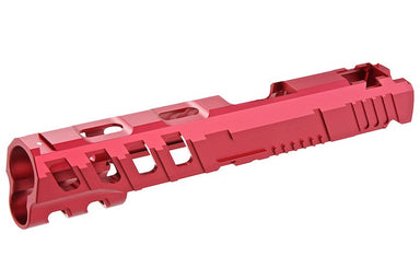 Narcos Airsoft CNC Aluminum Slide 'Phantom' For Tokyo Marui Hi Capa 5.1 Gas Blow Back GBB Airsoft (Red)