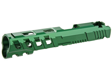 Narcos Airsoft CNC Aluminum Slide 'Phantom' For Tokyo Marui Hi Capa 5.1 Gas Blow Back GBB Airsoft (Green)