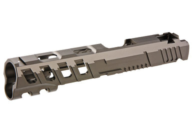 Narcos Airsoft CNC Aluminum Slide 'Phantom' For Tokyo Marui Hi Capa 5.1 Gas Blow Back GBB Airsoft (Titanium Gray)